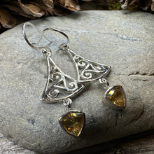 Load image into Gallery viewer, Teleri Triple Spiral Earrings