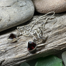 Load image into Gallery viewer, Teleri Triple Spiral Earrings