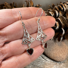 Load image into Gallery viewer, Teleri Triple Spiral Earrings