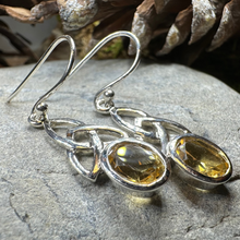 Load image into Gallery viewer, Hellena Trinity Knot Earrings