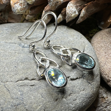 Load image into Gallery viewer, Hellena Trinity Knot Earrings