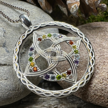 Load image into Gallery viewer, Colors of Ireland Celtic Knot Necklace