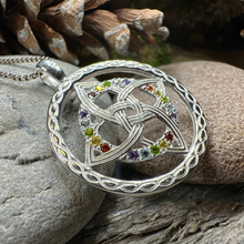 Load image into Gallery viewer, Colors of Ireland Celtic Knot Necklace