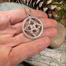 Load image into Gallery viewer, Colors of Ireland Celtic Knot Necklace