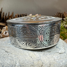 Load image into Gallery viewer, Oval Celtic Trinket Box