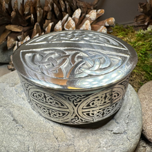 Load image into Gallery viewer, Oval Celtic Trinket Box