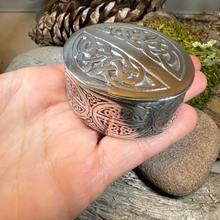Load image into Gallery viewer, Oval Celtic Trinket Box