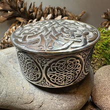 Load image into Gallery viewer, Round Celtic Trinket Box