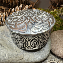 Load image into Gallery viewer, Round Celtic Trinket Box