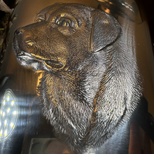 Load image into Gallery viewer, Faithful Friend Labrador Retriever Pewter Hip Flask