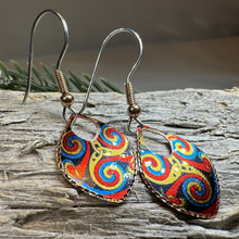 Load image into Gallery viewer, Lifeforce Celtic Spiral Copper Earrings