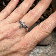 Load image into Gallery viewer, Soar Celtic Raven Ring