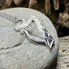 Load image into Gallery viewer, Alianna Irish Harp Necklace
