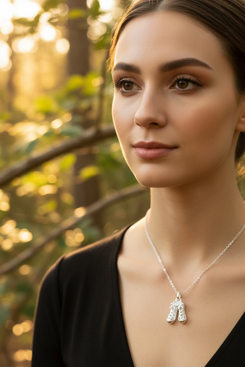 Load image into Gallery viewer, Irish Dance Shoe Necklace - Made in Ireland