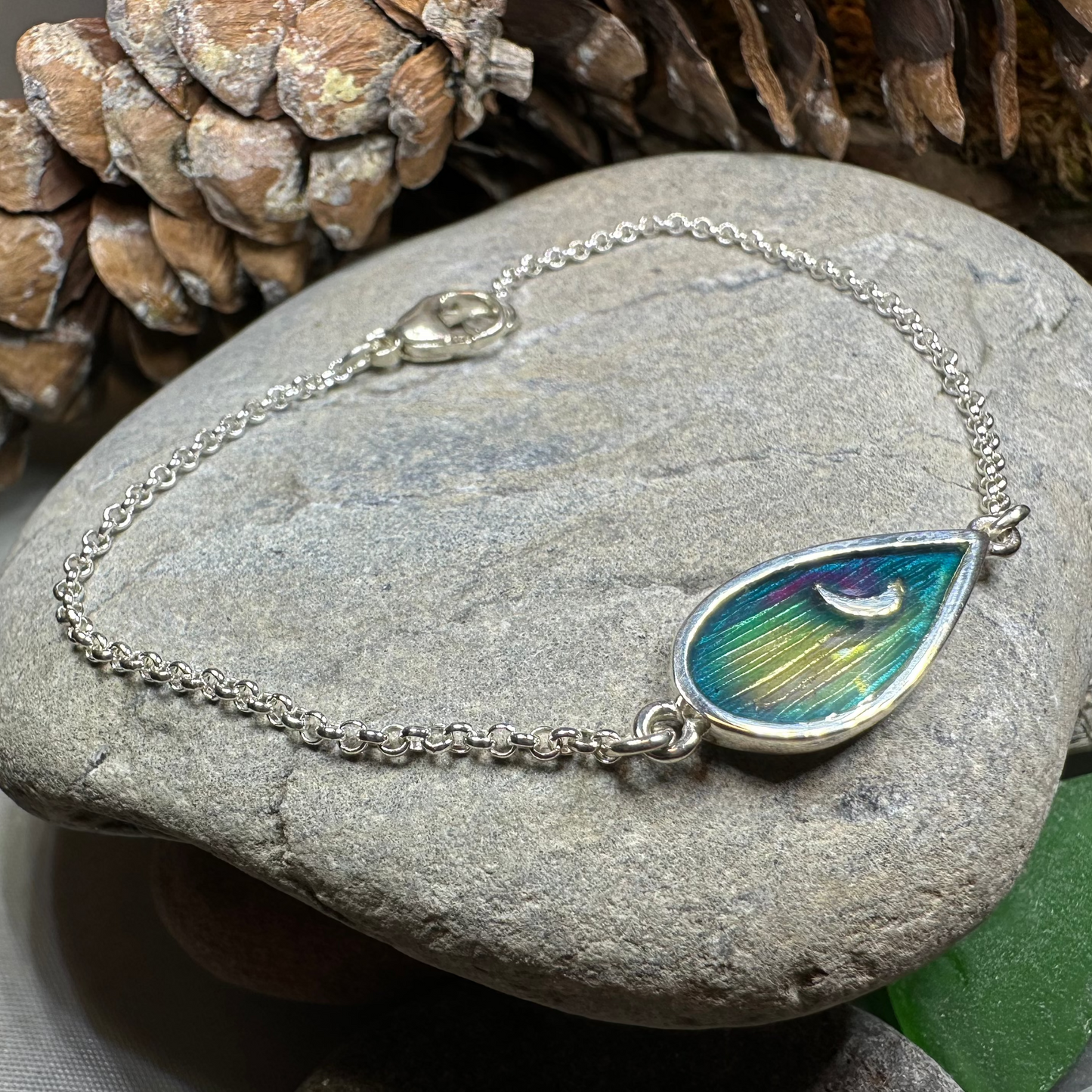 Northern Lights Bracelet - Handmade in Scotland — view 6