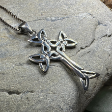 Load image into Gallery viewer, Shannon Celtic Cross Necklace