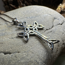 Load image into Gallery viewer, Shannon Celtic Cross Necklace