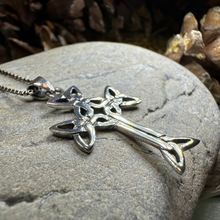 Load image into Gallery viewer, Shannon Celtic Cross Necklace