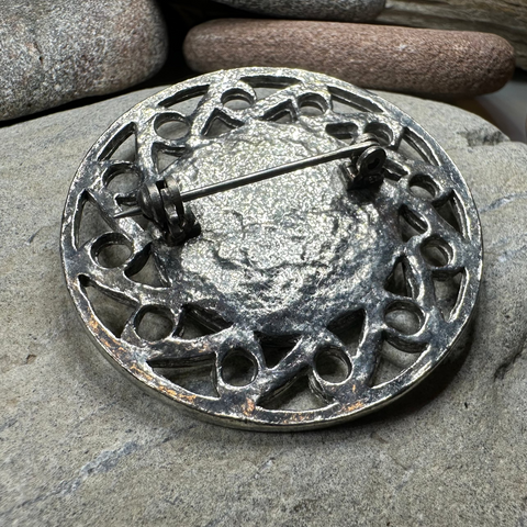 Load image into Gallery viewer, Heathergems Scottish Celtic Brooch - Handmade in Scotland