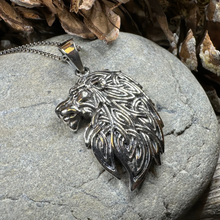 Load image into Gallery viewer, Lael Celtic Lion Necklace