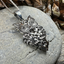 Load image into Gallery viewer, Owl Celtic Knot Necklace