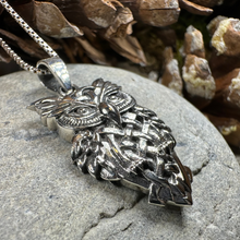 Load image into Gallery viewer, Owl Celtic Knot Necklace