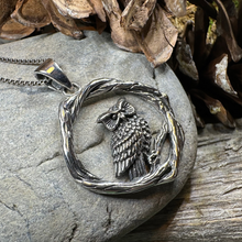 Load image into Gallery viewer, Nightwatcher Owl Necklace