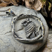 Load image into Gallery viewer, Nightwatcher Owl Necklace