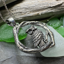 Load image into Gallery viewer, Nightwatcher Owl Necklace