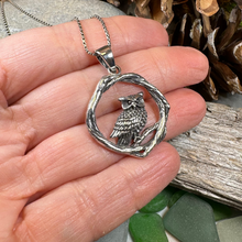 Load image into Gallery viewer, Nightwatcher Owl Necklace