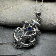Load image into Gallery viewer, Dolphin Anchor Necklace