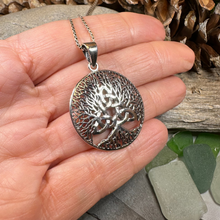 Load image into Gallery viewer, Tree of Life Triquetra Necklace
