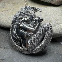 Load image into Gallery viewer, Loving Motherhood Mermaid Necklace