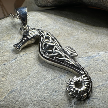 Load image into Gallery viewer, Serendipity Celtic Seahorse Necklace
