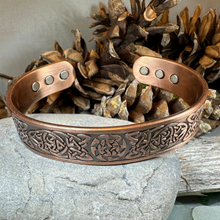 Load image into Gallery viewer, Pictish Copper Cuff Bracelet