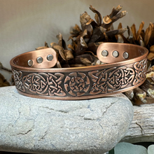 Load image into Gallery viewer, Pictish Copper Cuff Bracelet