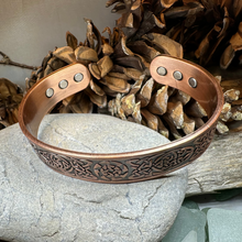 Load image into Gallery viewer, Pictish Copper Cuff Bracelet