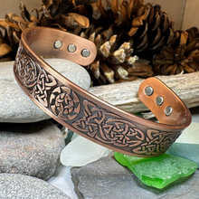 Load image into Gallery viewer, Pictish Copper Cuff Bracelet