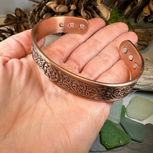 Load image into Gallery viewer, Pictish Copper Cuff Bracelet