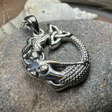 Load image into Gallery viewer, Celtic Mermaid Necklace