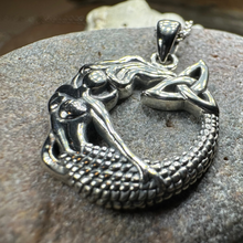 Load image into Gallery viewer, Celtic Mermaid Necklace