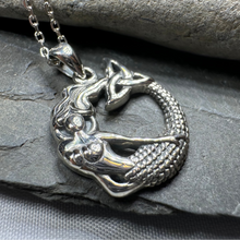 Load image into Gallery viewer, Celtic Mermaid Necklace