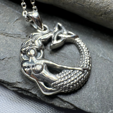 Load image into Gallery viewer, Celtic Mermaid Necklace