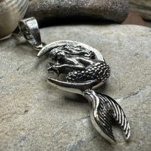Load image into Gallery viewer, Mermaid on the Moon Necklace