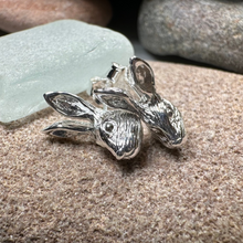 Load image into Gallery viewer, Thistledown Rabbit Post Earrings