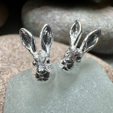 Load image into Gallery viewer, Thistledown Rabbit Post Earrings