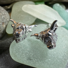 Load image into Gallery viewer, Wee Coo Highland Cow Earrings