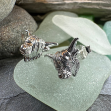 Load image into Gallery viewer, Wee Coo Highland Cow Earrings