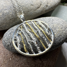 Load image into Gallery viewer, Birch Tree Forest Necklace