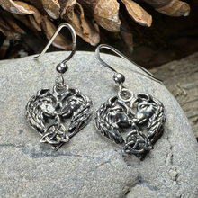 Load image into Gallery viewer, Celtic Wolf Lovers Earrings